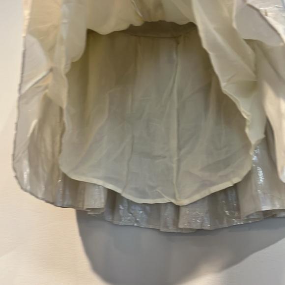 Aeropostale mini skirt silver metallic size 3 3/$20 - Picture 4 of 7